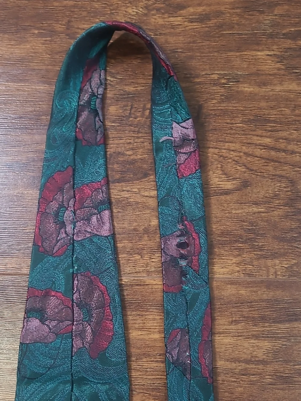 Bugatti Teal Floral Men's Tie - Classic Pattern